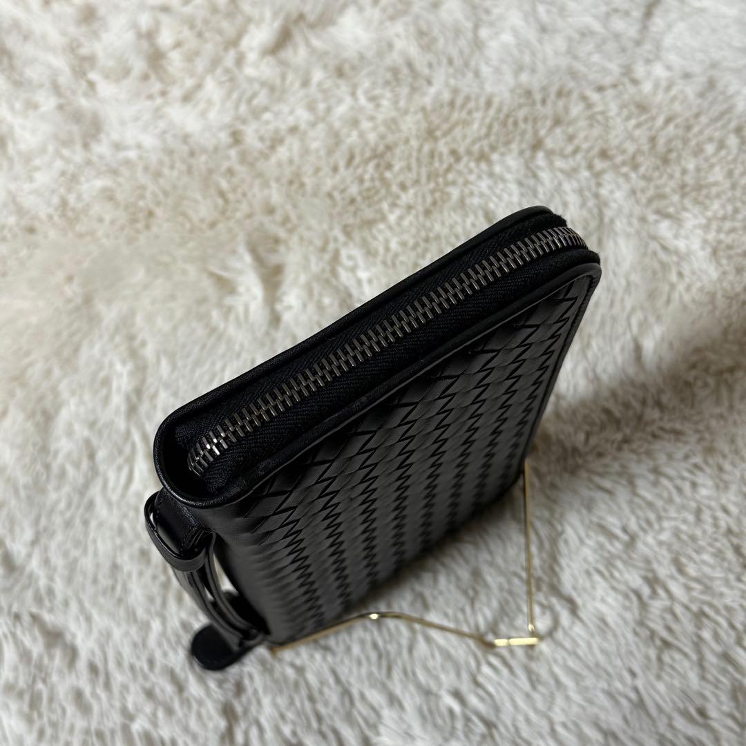 ⭐️未使用級⭐️ ボッテガヴェネタ　イントレチャート　長財布　ラウンドジップ　レザー