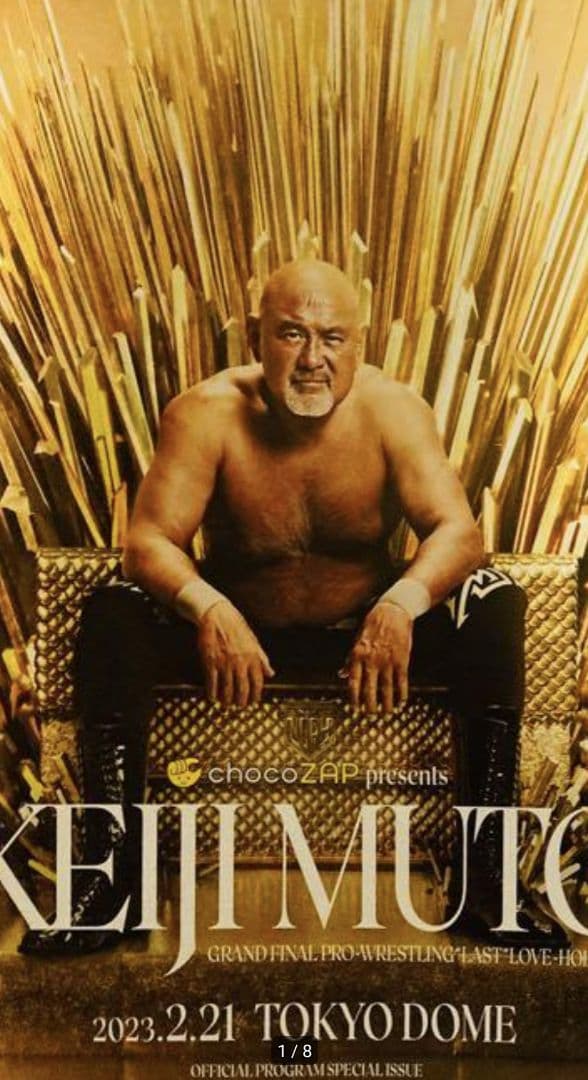 PRO-WRESTLING NOAH 武藤敬司引退試合パンフレット等