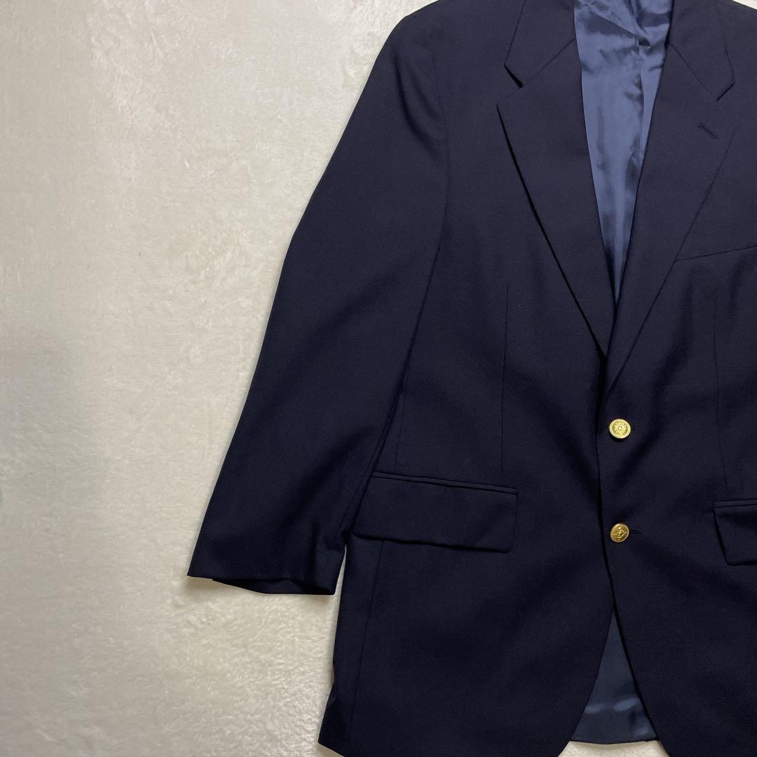 大きいサイズ　2XL相当　CHAPS RALPH LAUREN 紺ブレ　金ボタン