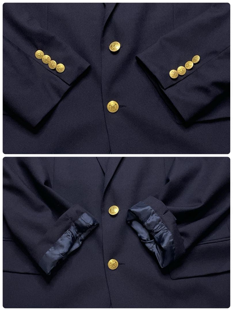 大きいサイズ　2XL相当　CHAPS RALPH LAUREN 紺ブレ　金ボタン