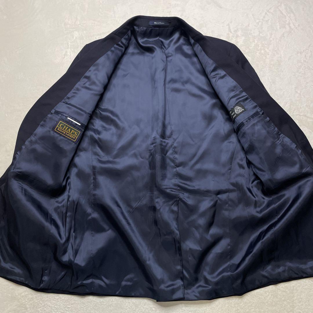 大きいサイズ　2XL相当　CHAPS RALPH LAUREN 紺ブレ　金ボタン