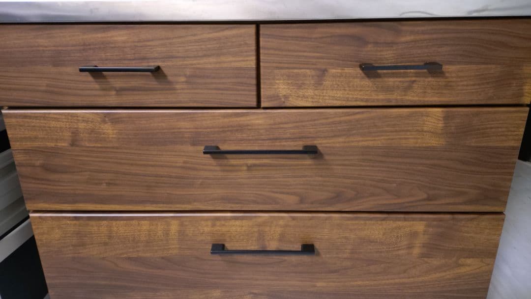 カフェ風 食器棚 ステンレス 幅90【国産】