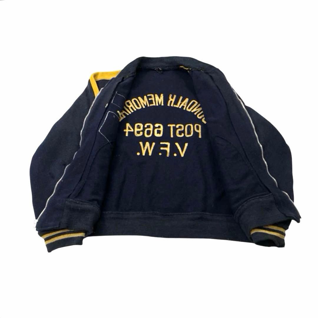 60s V.F.W.退役軍人会 スタジャン ヴィンテージ VFW ワッペン　XL