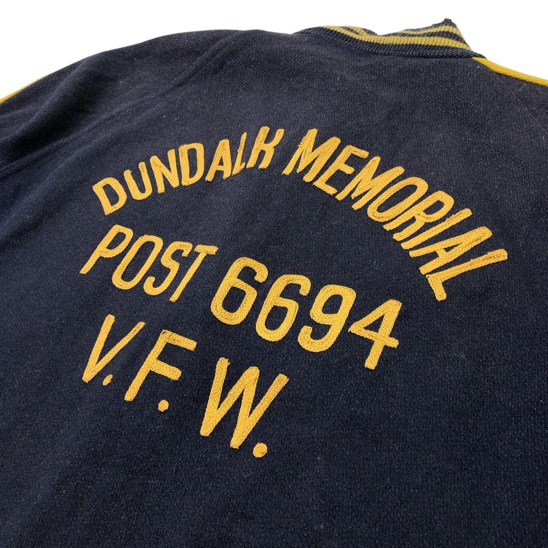 60s V.F.W.退役軍人会 スタジャン ヴィンテージ VFW ワッペン　XL