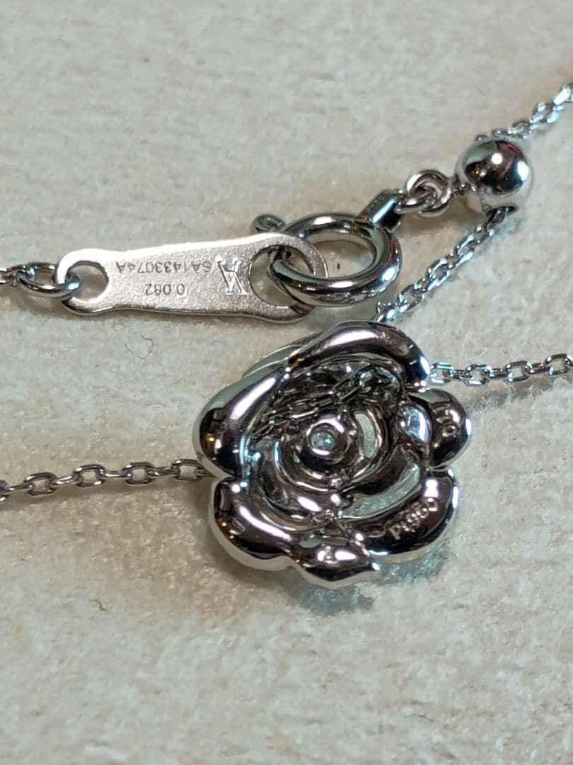 ヴァンドーム プラチナ ダイヤモンド（計0.192ct）ネックレス 粒ダイヤ