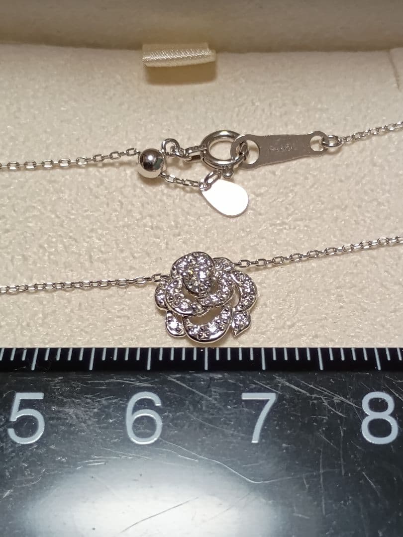 ヴァンドーム プラチナ ダイヤモンド（計0.192ct）ネックレス 粒ダイヤ