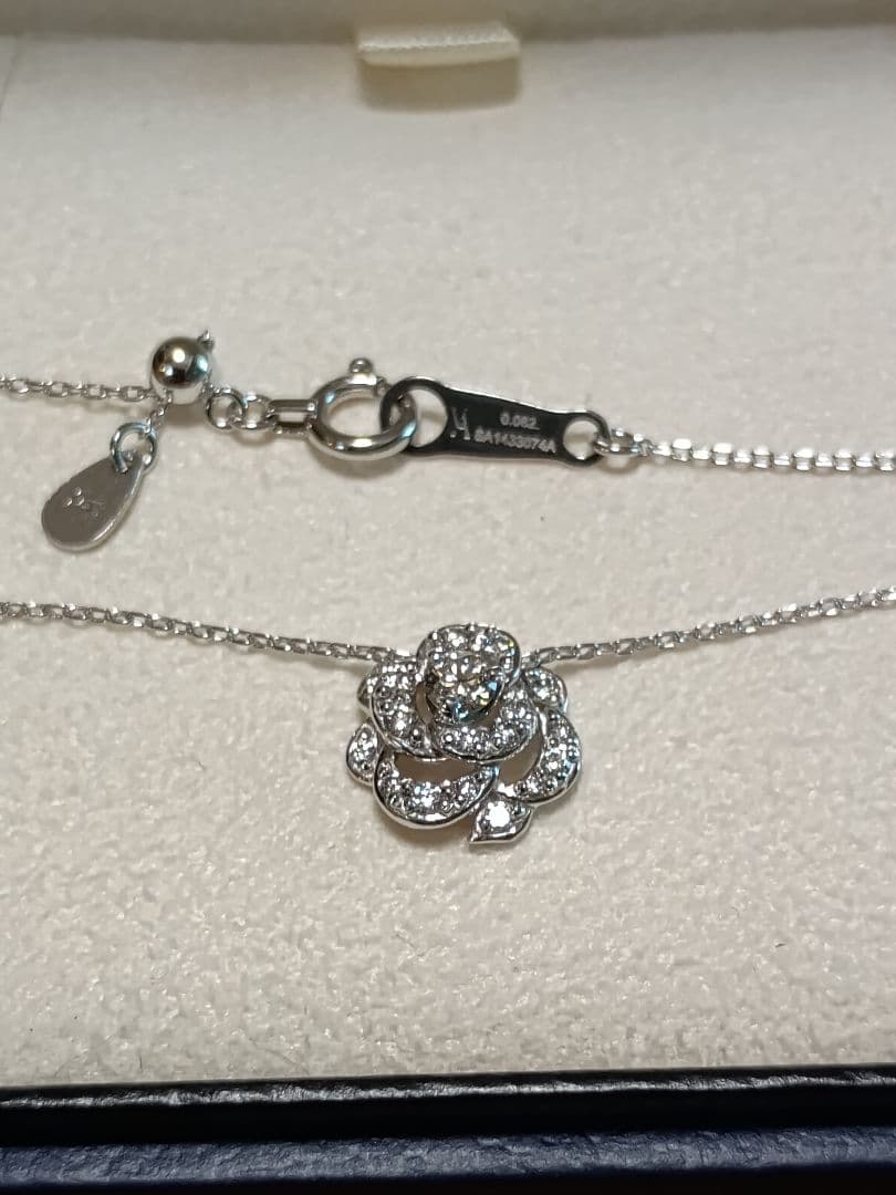ヴァンドーム プラチナ ダイヤモンド（計0.192ct）ネックレス 粒ダイヤ