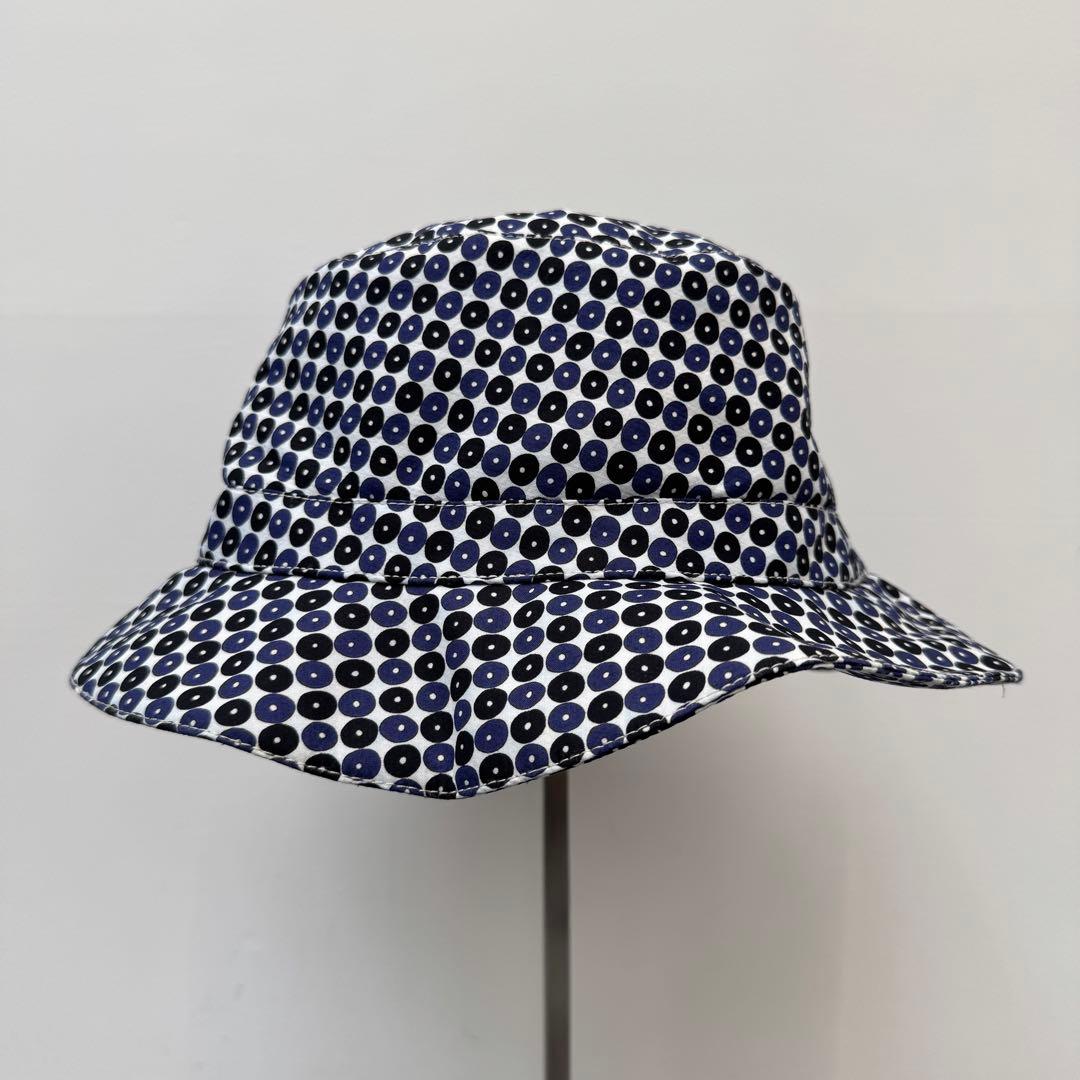 t*t様 【美品】 エルメス バケットハット コットン ネイビー 57 HERM