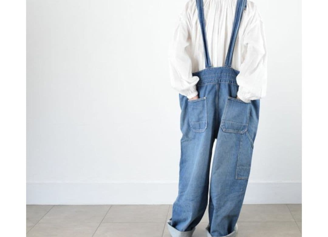 本日のみセール　Véritécœur デニムサロペット