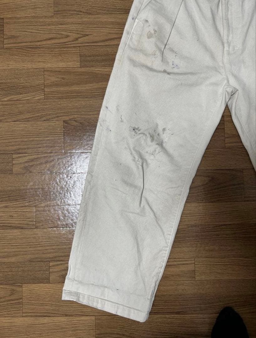 【ANCELLM】ペイントチノトラウザー 【アンセルム】