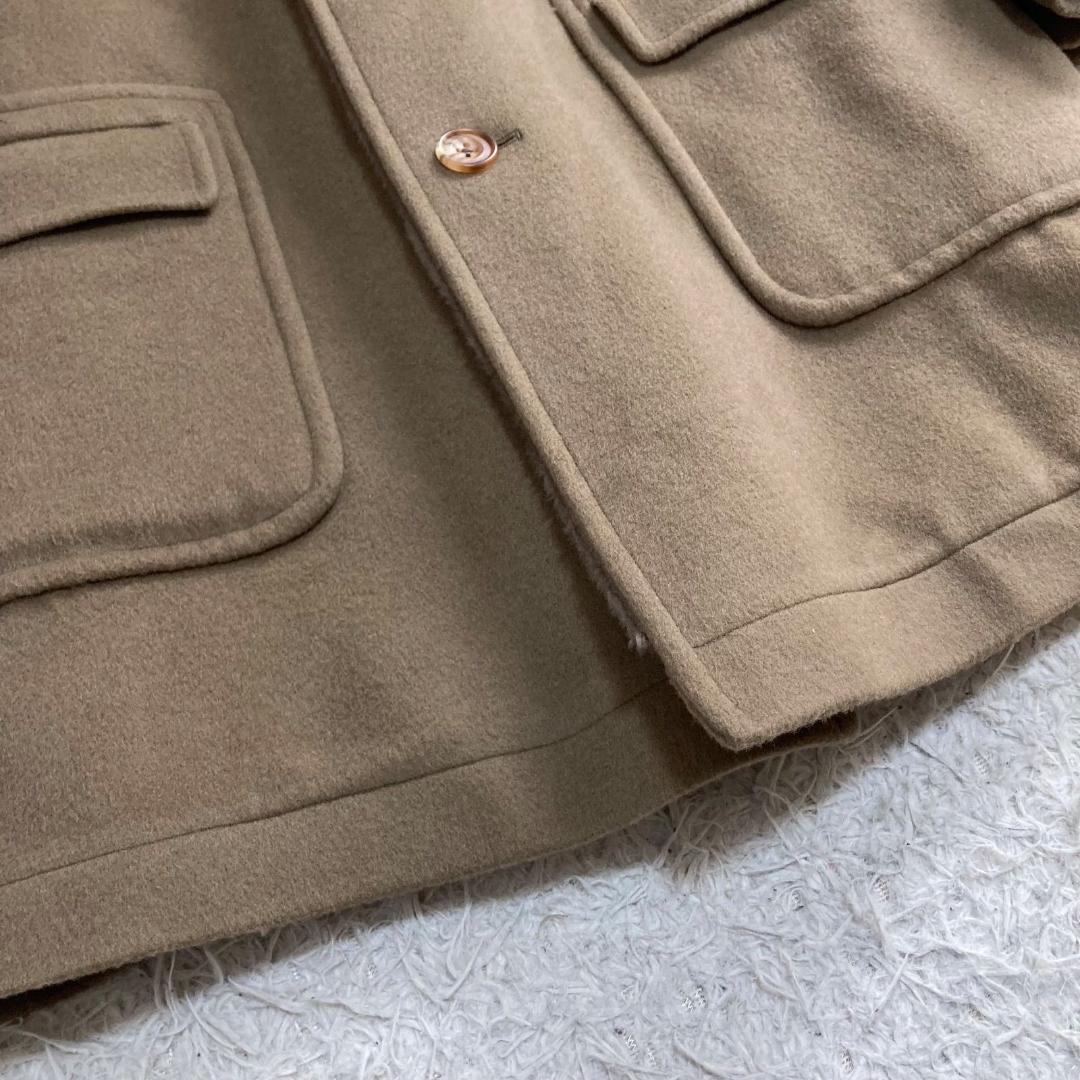 16563✨バーバリーズ 肉厚 ラムウール フェイクムートン ボアロングコート