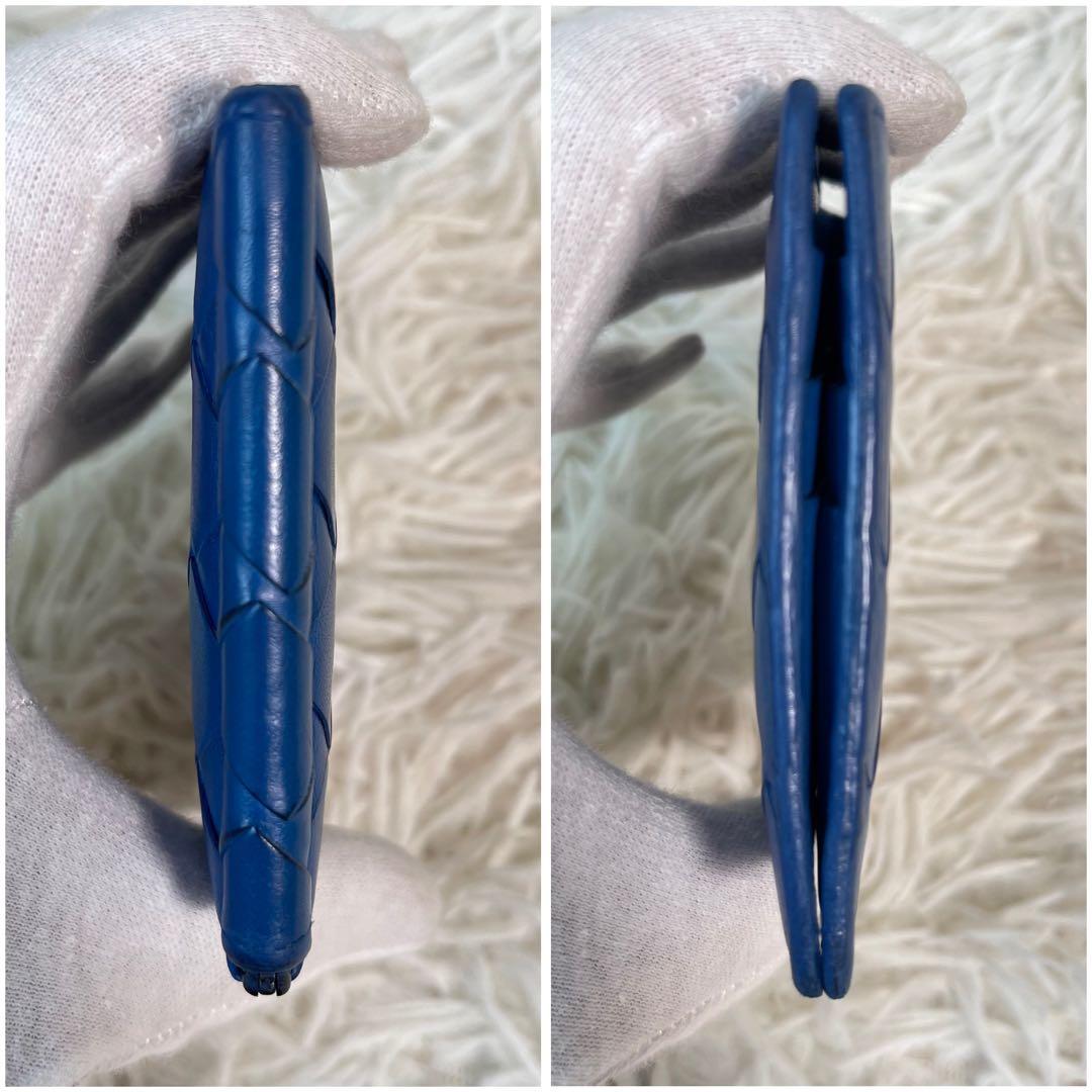 極美品✨ボッテガヴェネタ　マネークリップ　ブルー　ネイビー