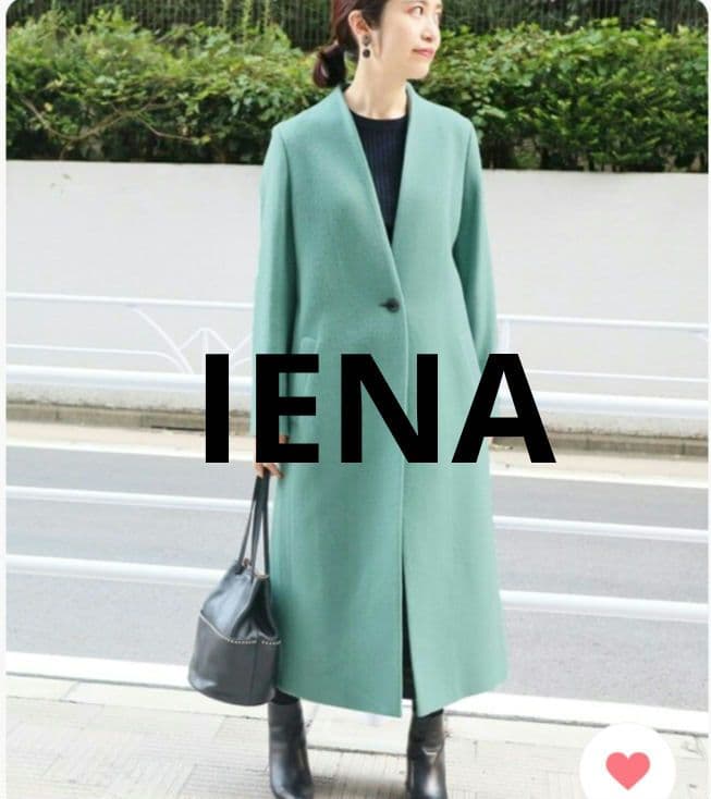 イエナ　ノーカラーコート