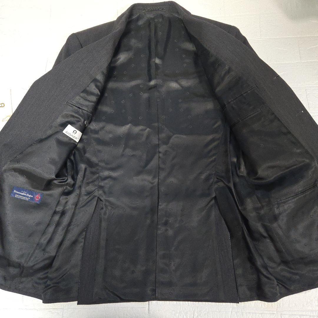 【新品タグ付き✨】AIGNER Zegna 生地 メンズスーツセットアップ 46