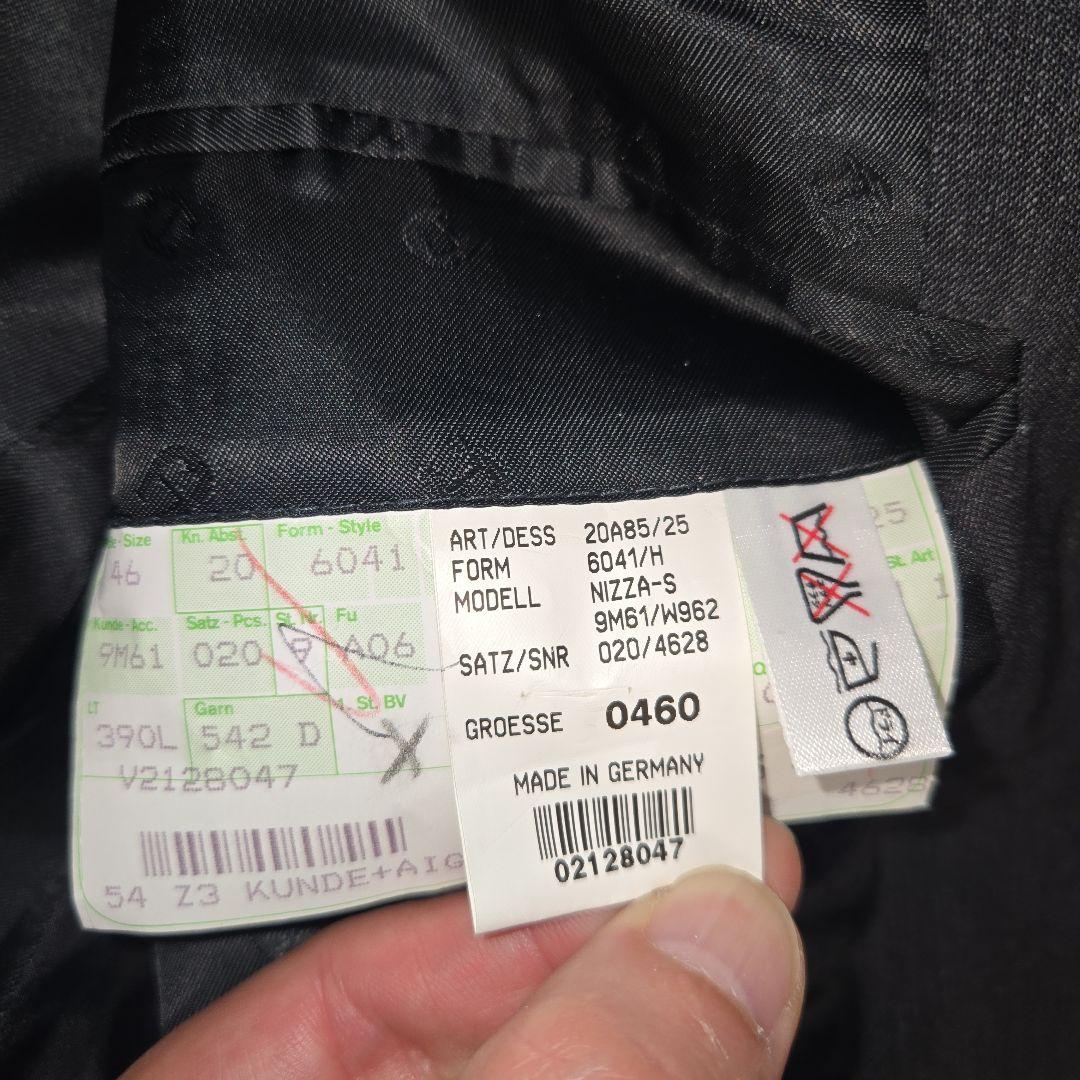 【新品タグ付き✨】AIGNER Zegna 生地 メンズスーツセットアップ 46