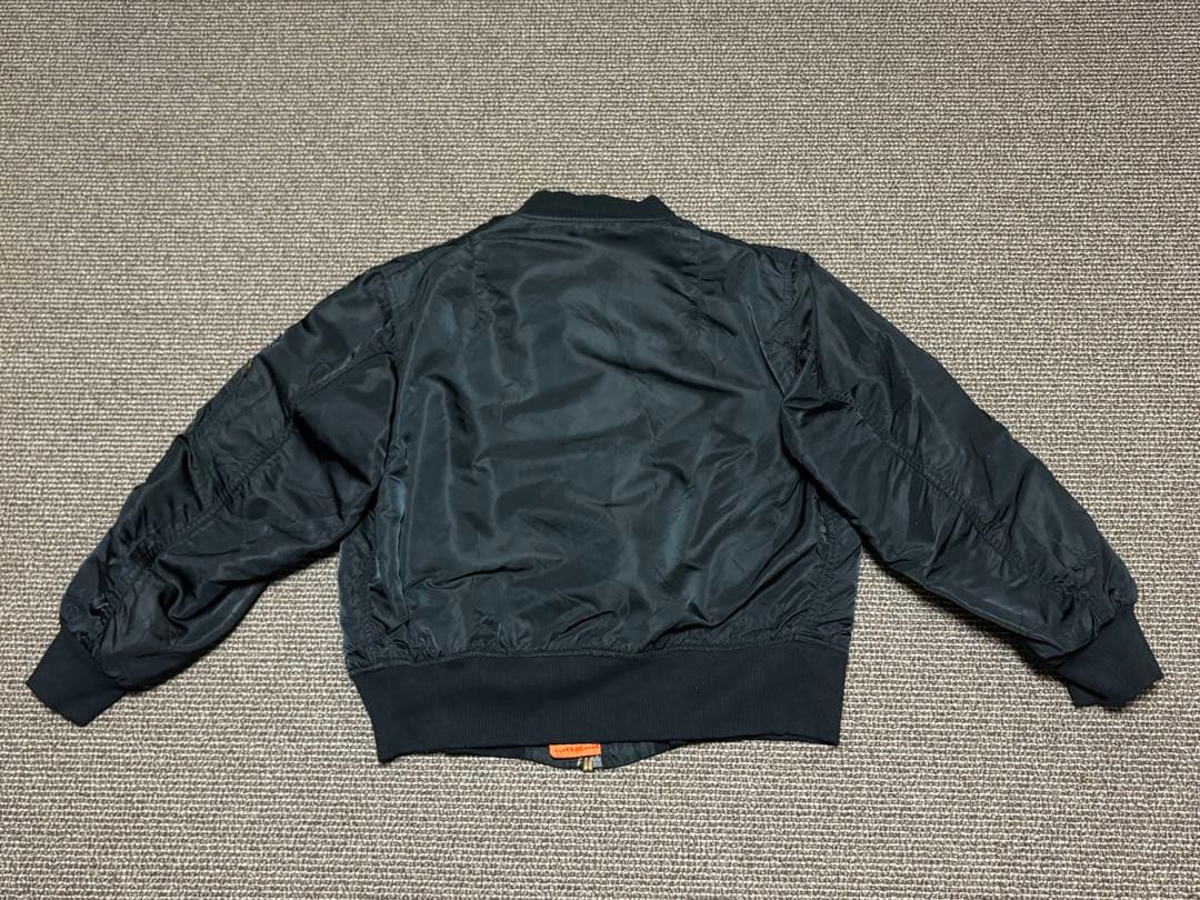 ALPHA INDUSTRIES MA-1 フライトジャケット ブラック　L