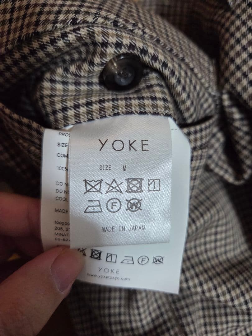 YOKE FIVE COLORS PLAID WOOL セットアップ