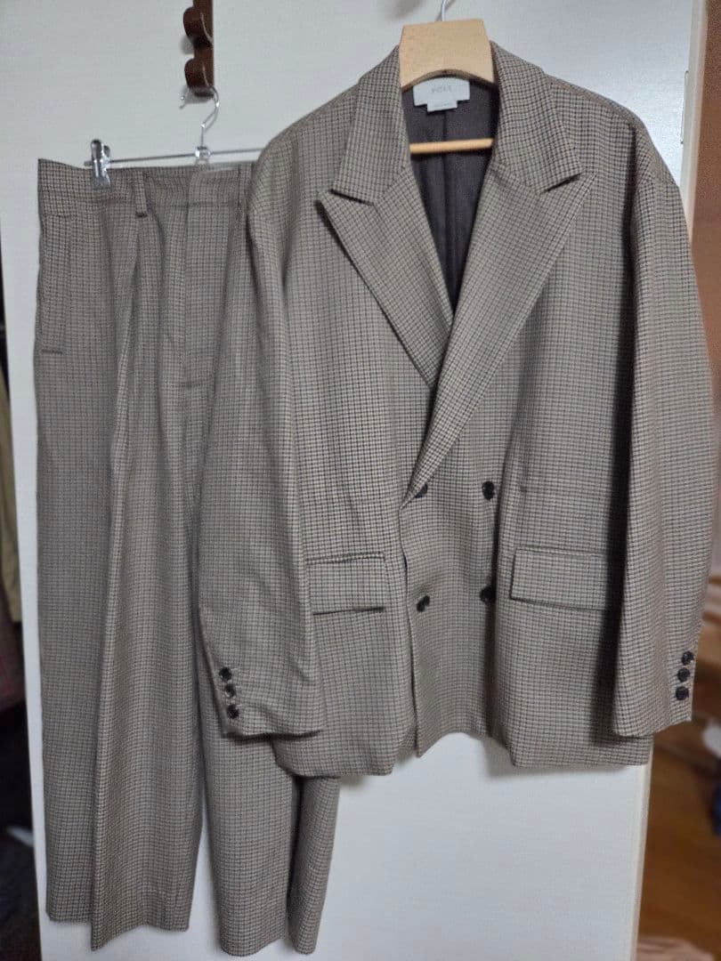 YOKE FIVE COLORS PLAID WOOL セットアップ