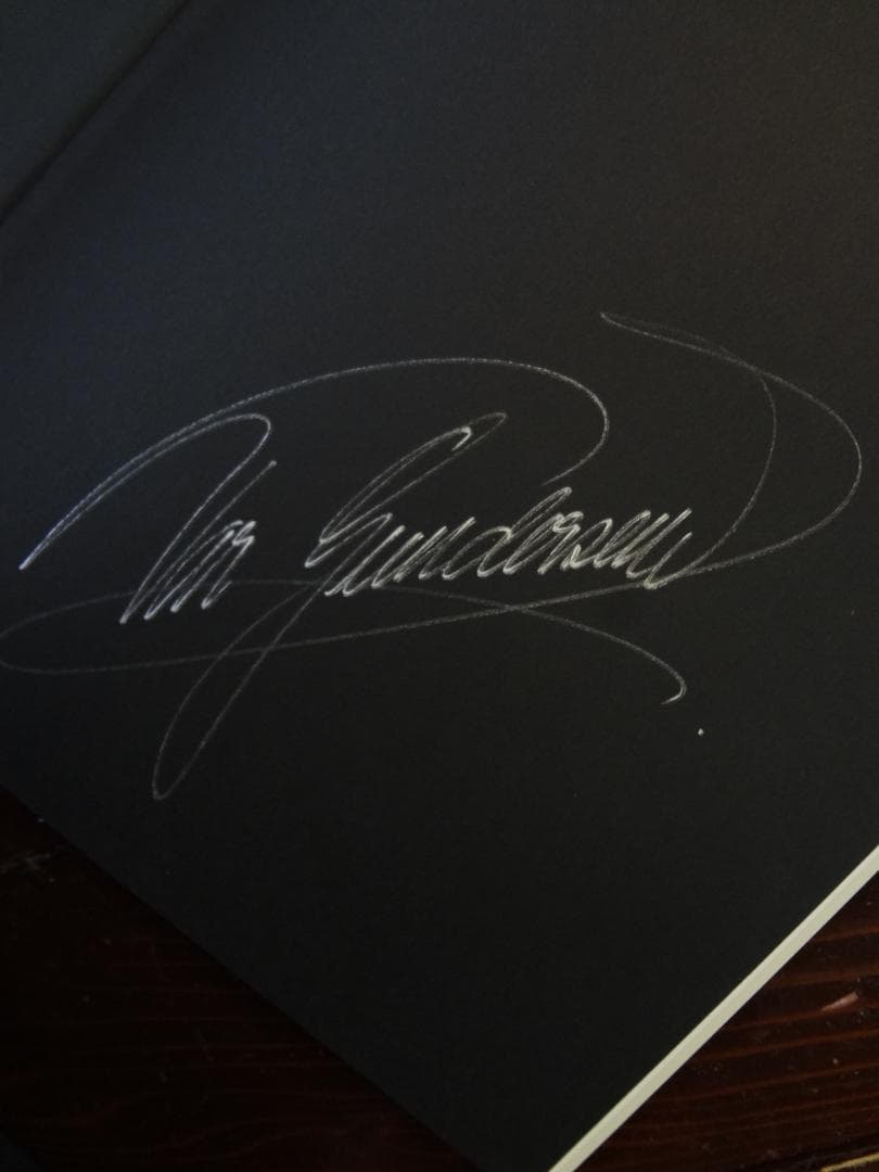 直筆サイン入り作品集●TOR GUNDERSEN作品集 WORKS・WERKE