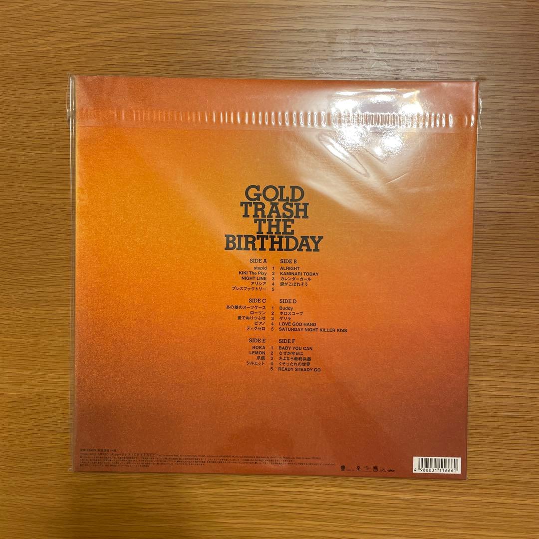 The Birthday「GOLD TRASH」新品未使用 チバユウスケ