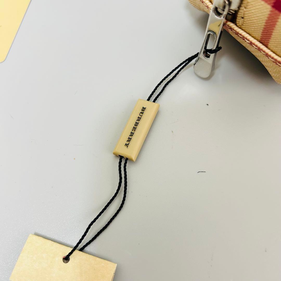 Burberry バーバリー ノバチェック PVC ショルダーバッグ チェーン