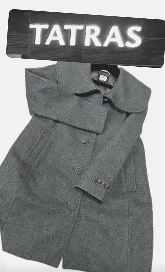 正規店購入♡限定価格品♡タトラス♡ウールダウンコート♡雑誌掲載モデル