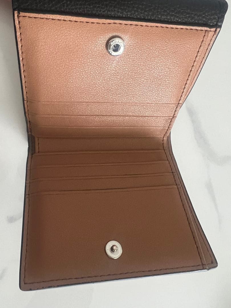 COACH コーチシグネチャー 折財布　美品♪