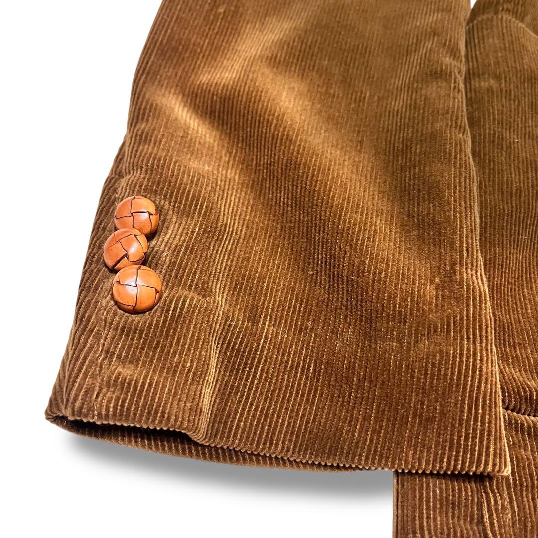 美品 トゥモローランド×ブリスベンモス コーデュロイ 胡桃ボタン 大きいサイズ