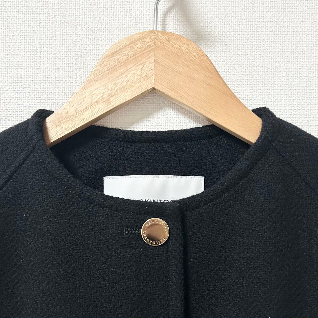 マッキントッシュフィロソフィー　WELBURY NO COLLAR 黒　36