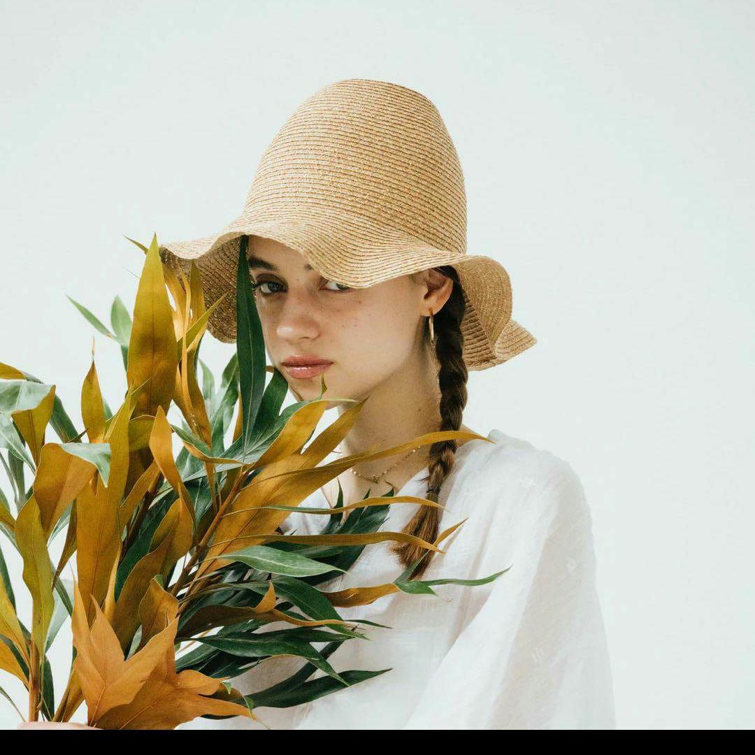 マリホジャ Raffia Braid Frill Tulip