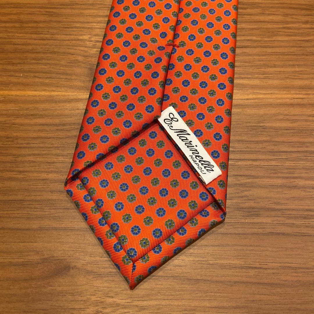 美品 E.Marinella マリネッラ シルクネクタイ