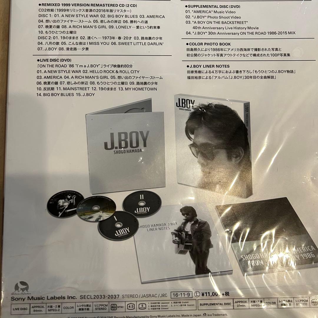 未開封 浜田省吾 \"J.BOY\"30th Anniversary Edition