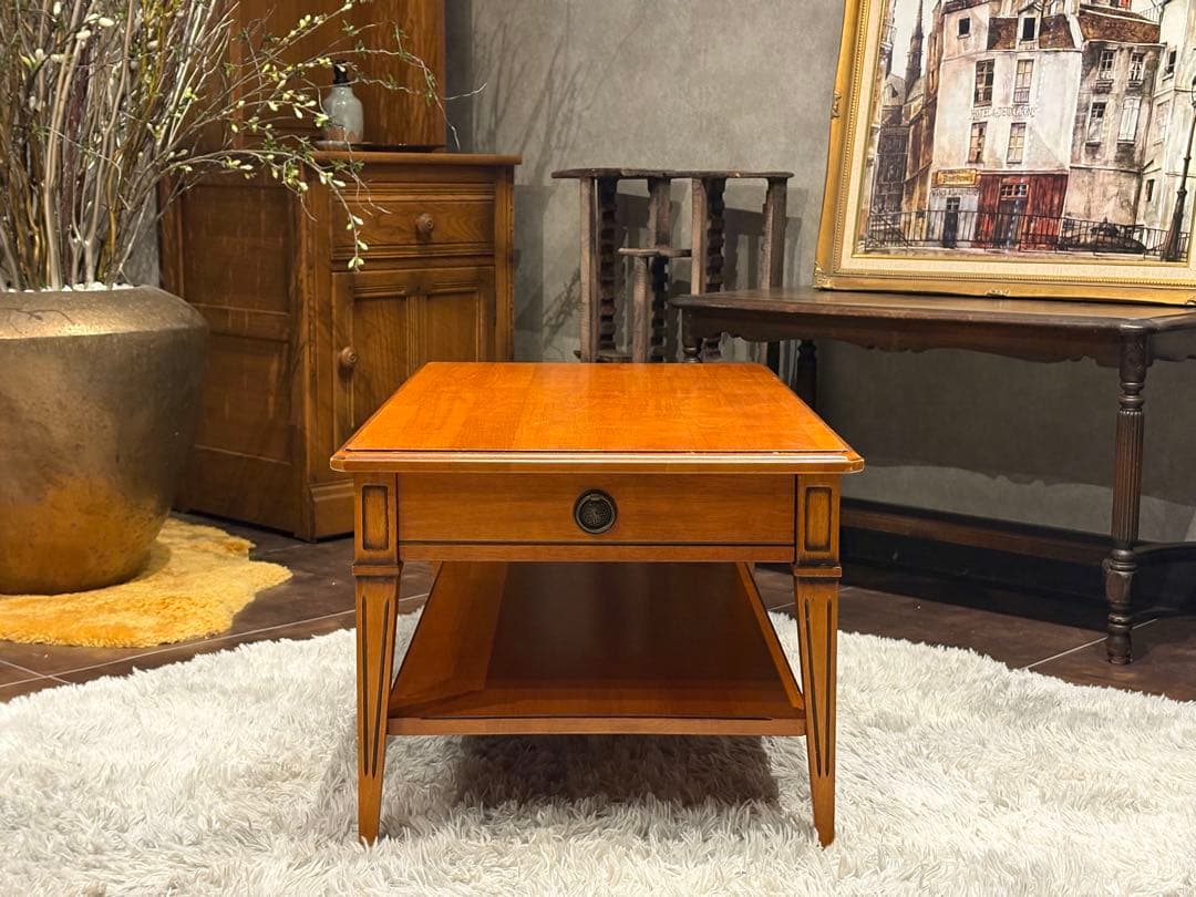 エレガントスタイル　センターテーブル　ローテーブル　引き出し　応接机　SG