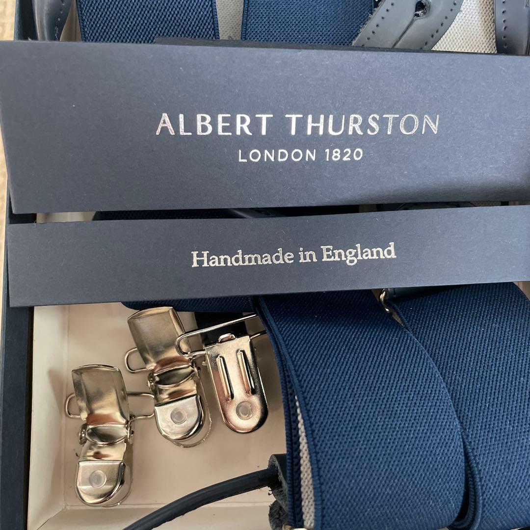 ト*シ様  THURSTON ネイビー サスペンダー