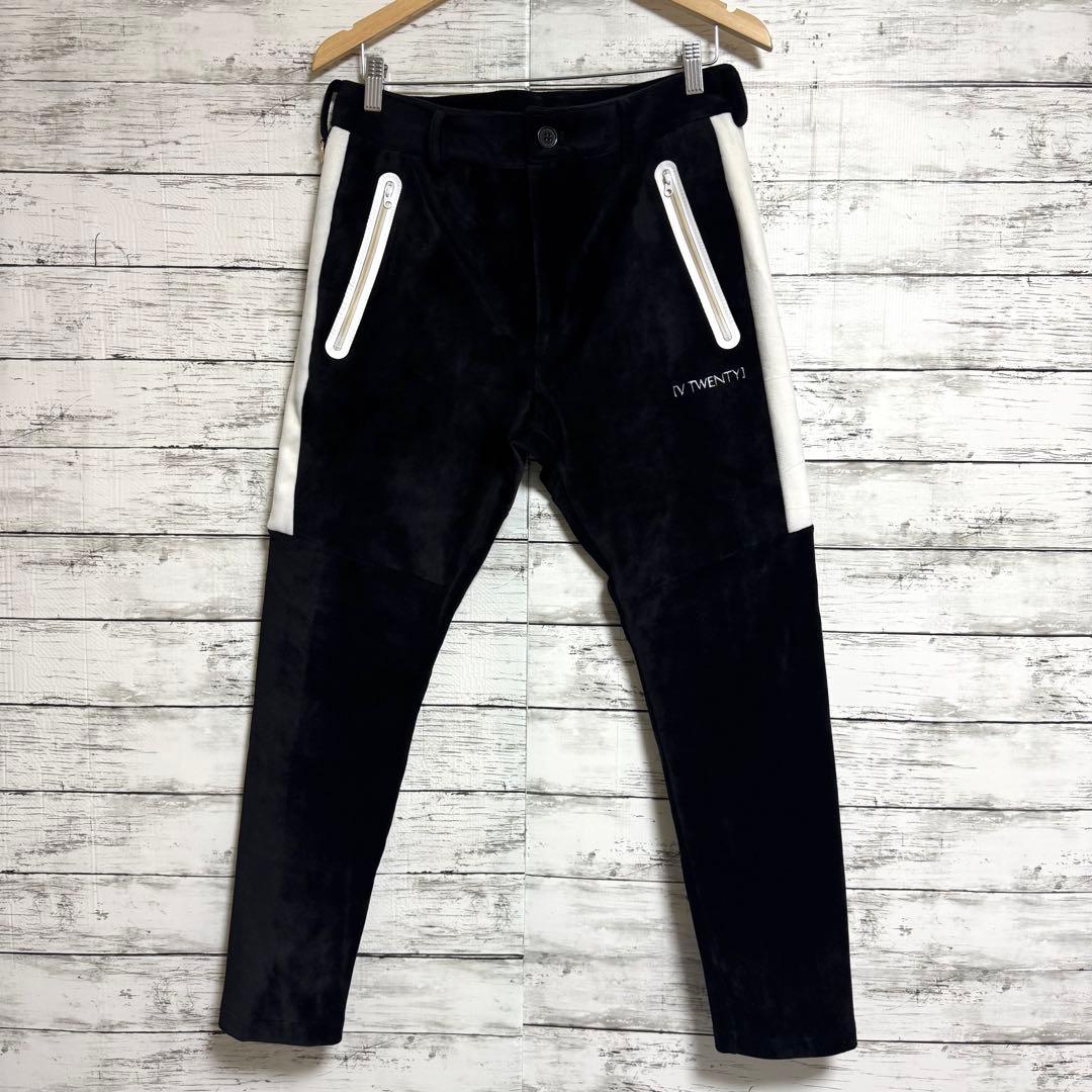 希少　限定　V12 LEON コラボ　V20 ゴルフウェア　ゴルフ　ブラック