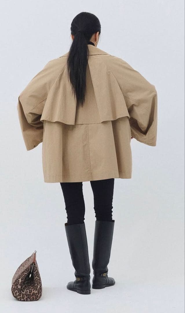 ジャケット・アウター CLORE+ Cross over Trench