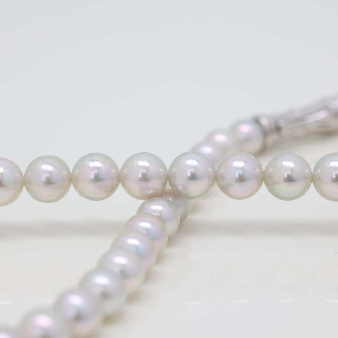 現行クラスプ✨証明書付き✨TASAKI タサキ グレーパール ネックレス8mm