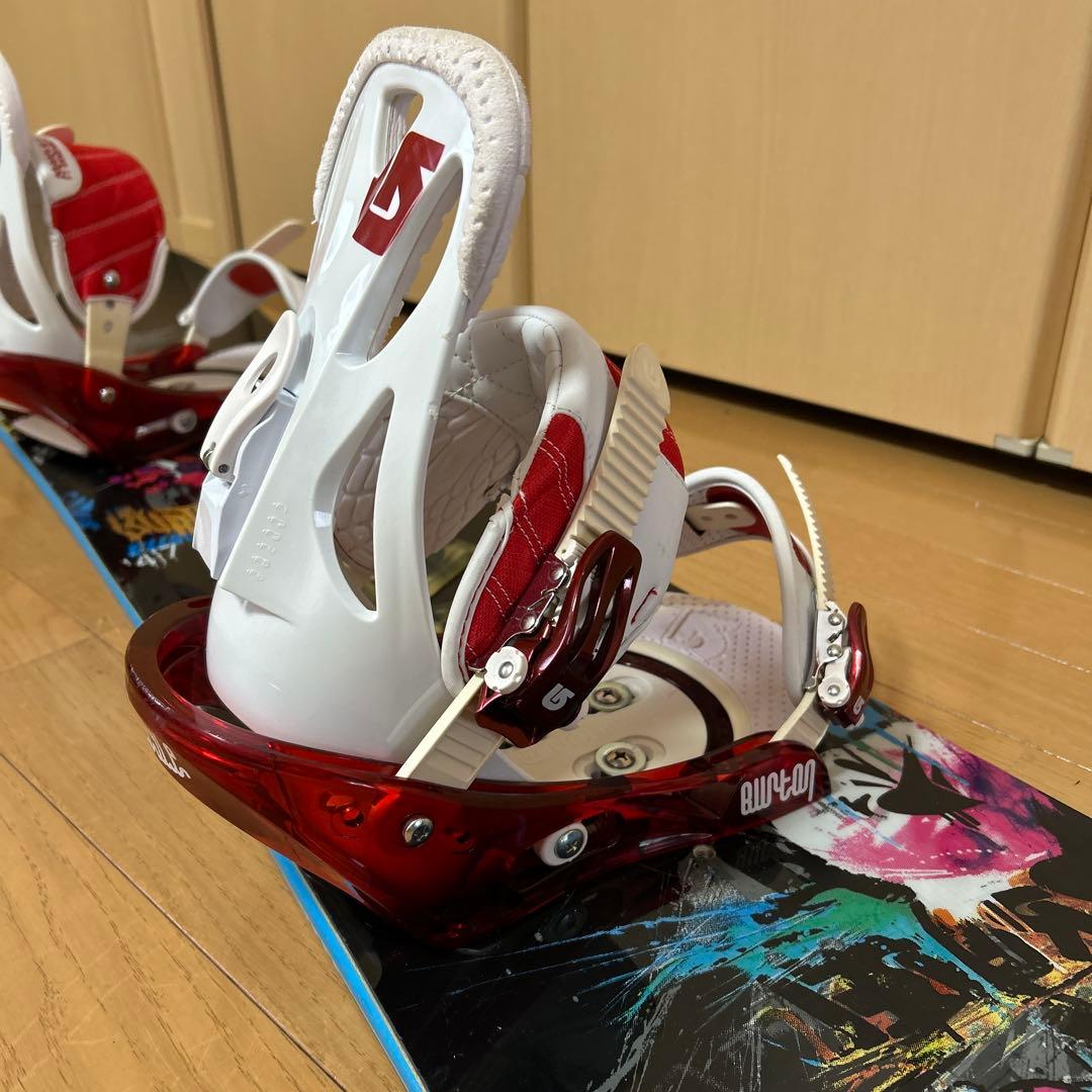 BURTON スノーボード 147㎝　バインディングM 2点セット