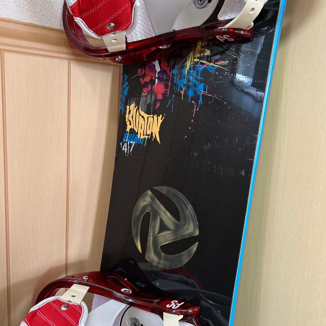 BURTON スノーボード 147㎝　バインディングM 2点セット