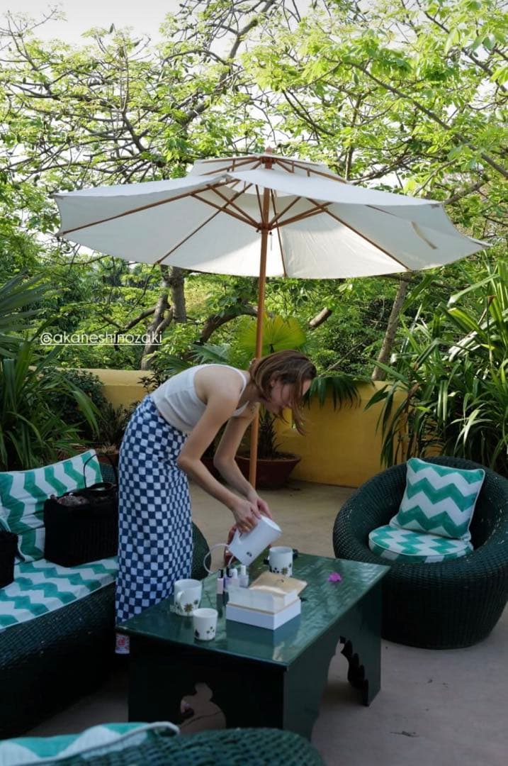 RHC別注OUR WACOAL カップイン アメリカンスリーブ タンクトップ白