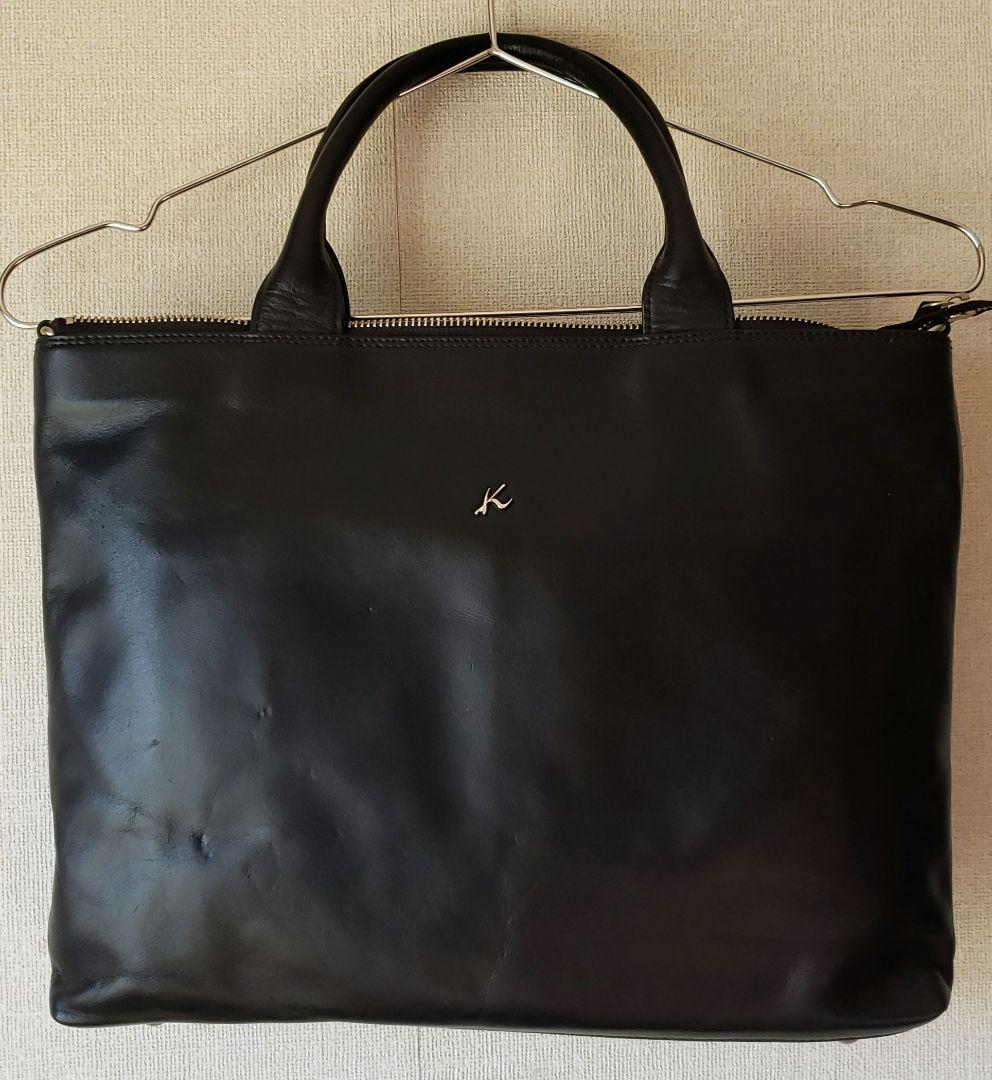 キタムラ　牛革　ハンドバッグ　ツーウェイ　新品　訳あり