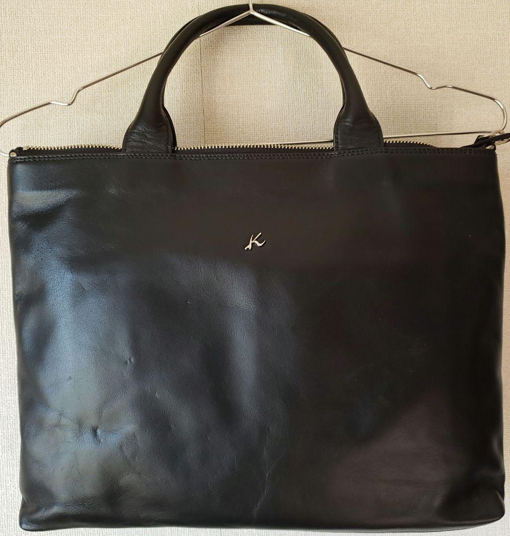 キタムラ　牛革　ハンドバッグ　ツーウェイ　新品　訳あり