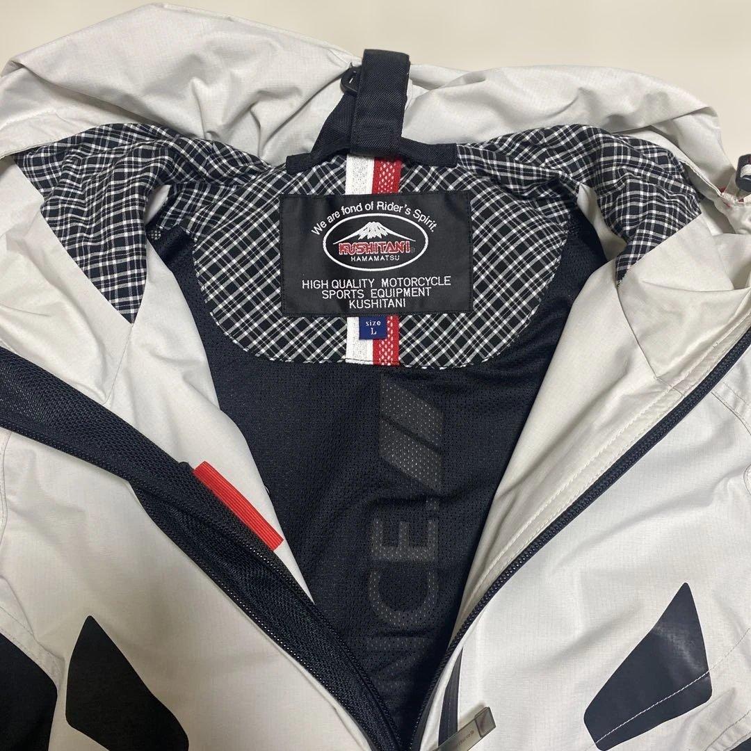 モーターサイクルパフォーマンスジャケット ホワイト/ブラック