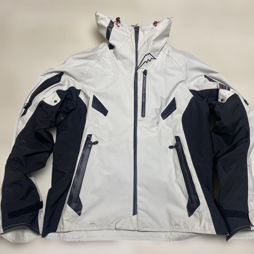 モーターサイクルパフォーマンスジャケット ホワイト/ブラック