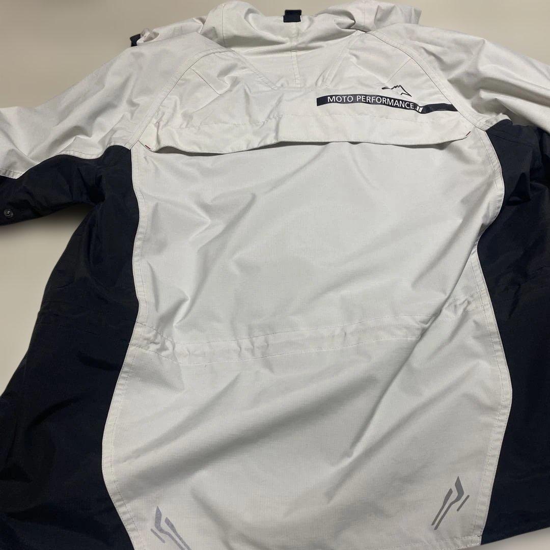 モーターサイクルパフォーマンスジャケット ホワイト/ブラック