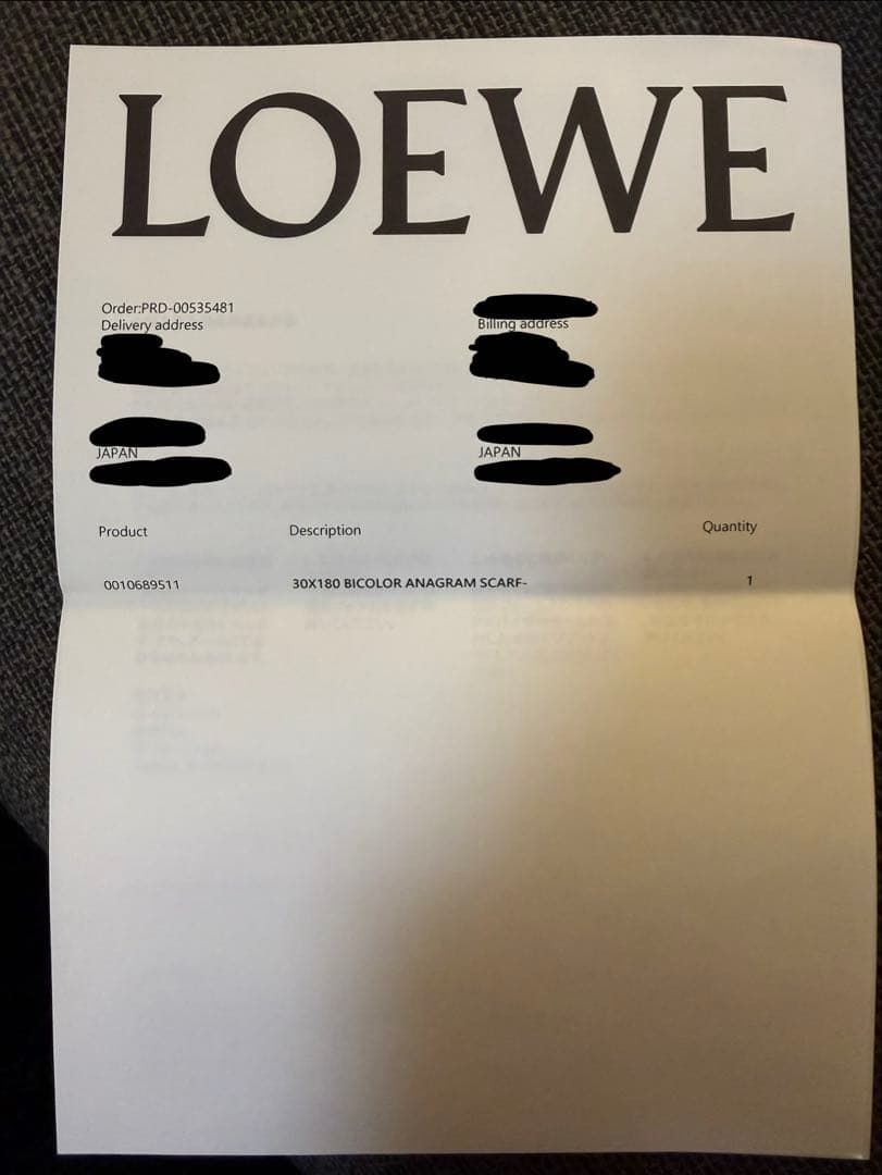 【美品・付属品完備】LOEWE カシミヤ混 アナグラム リバーシブル マフラー