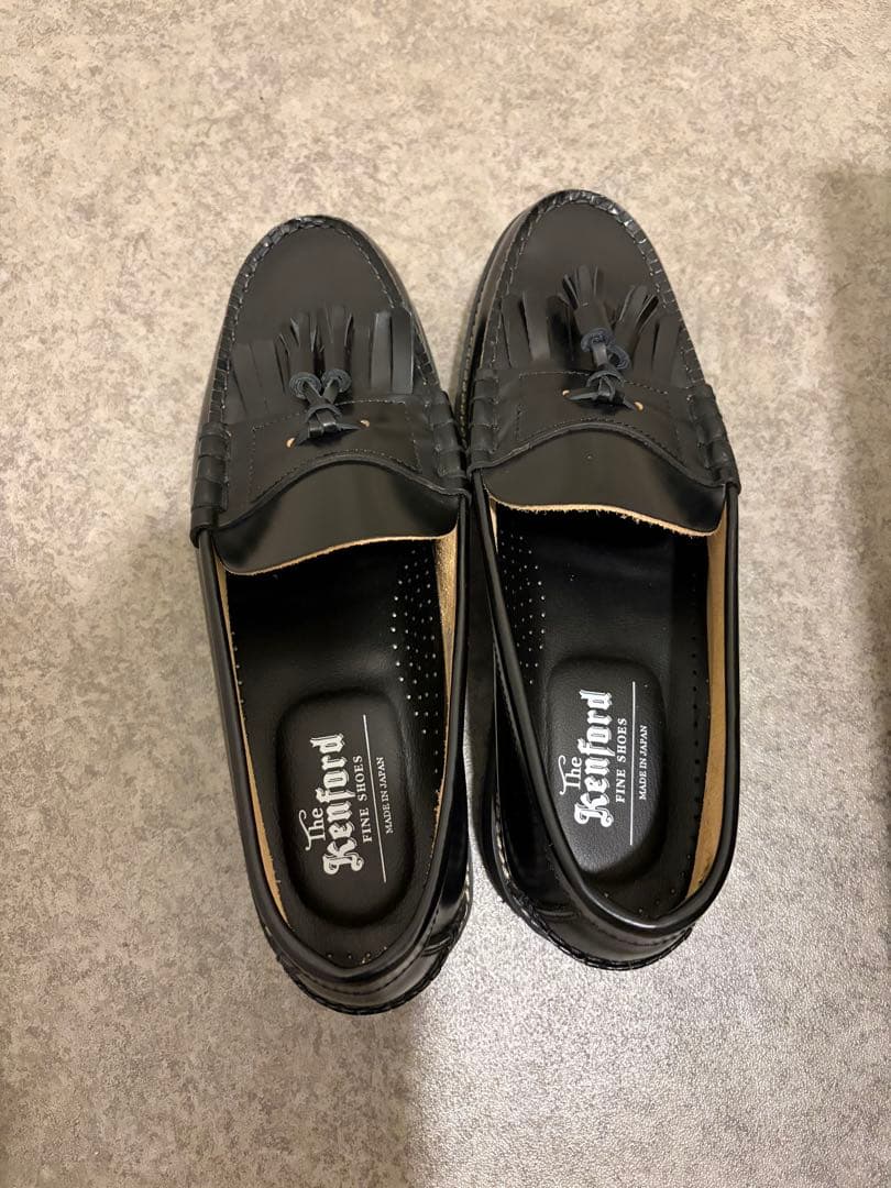 The Kenford Fineshoeタンクソールキルトタッセル ローファー