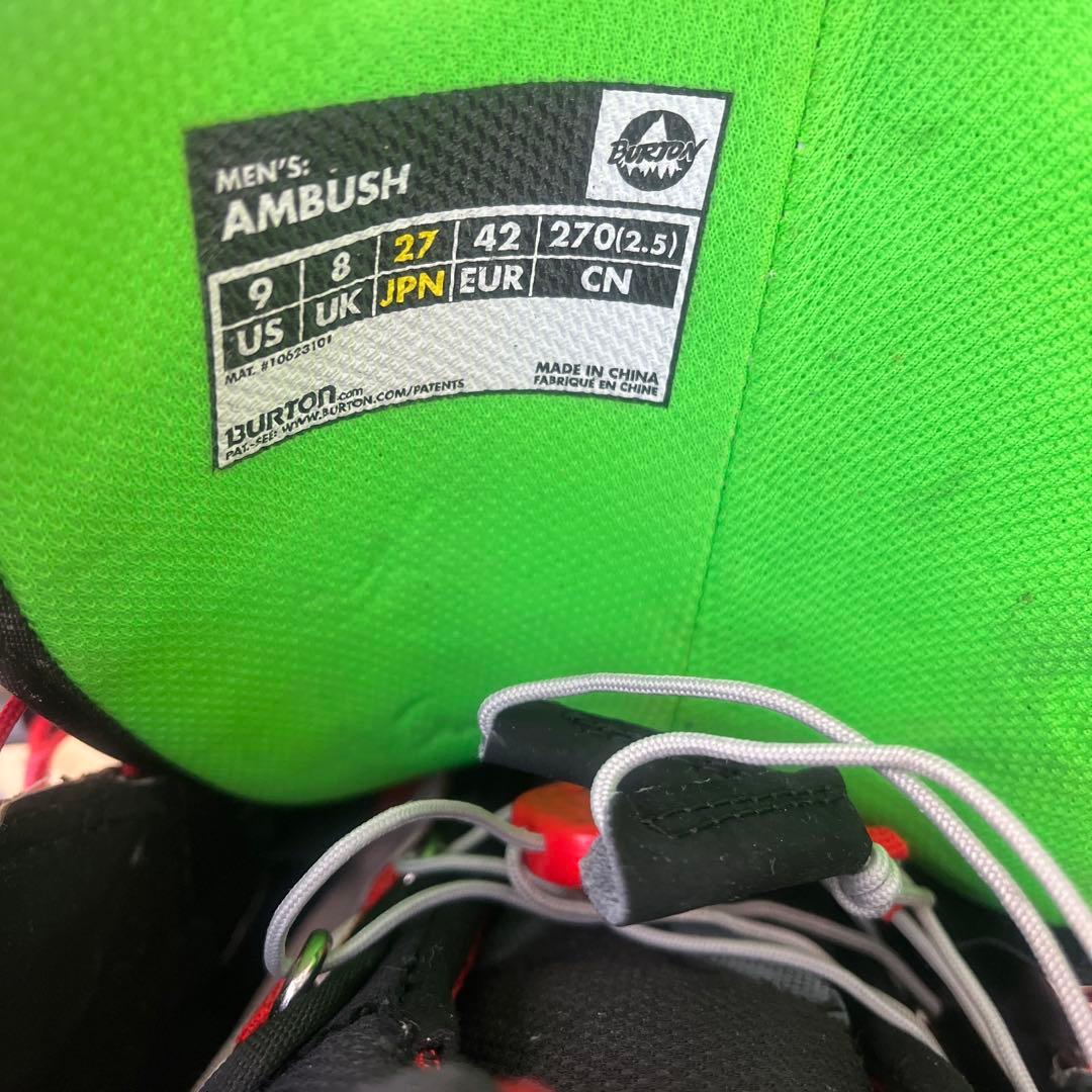 上位モデル！BURTON ambush 27.0cm