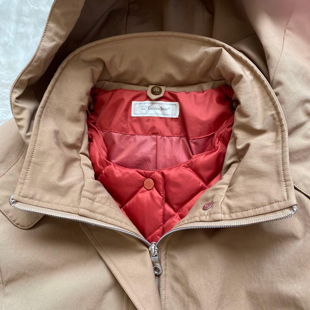 ゴールデンベア 3wayコート インナーダウンコート付き LL ベージュ