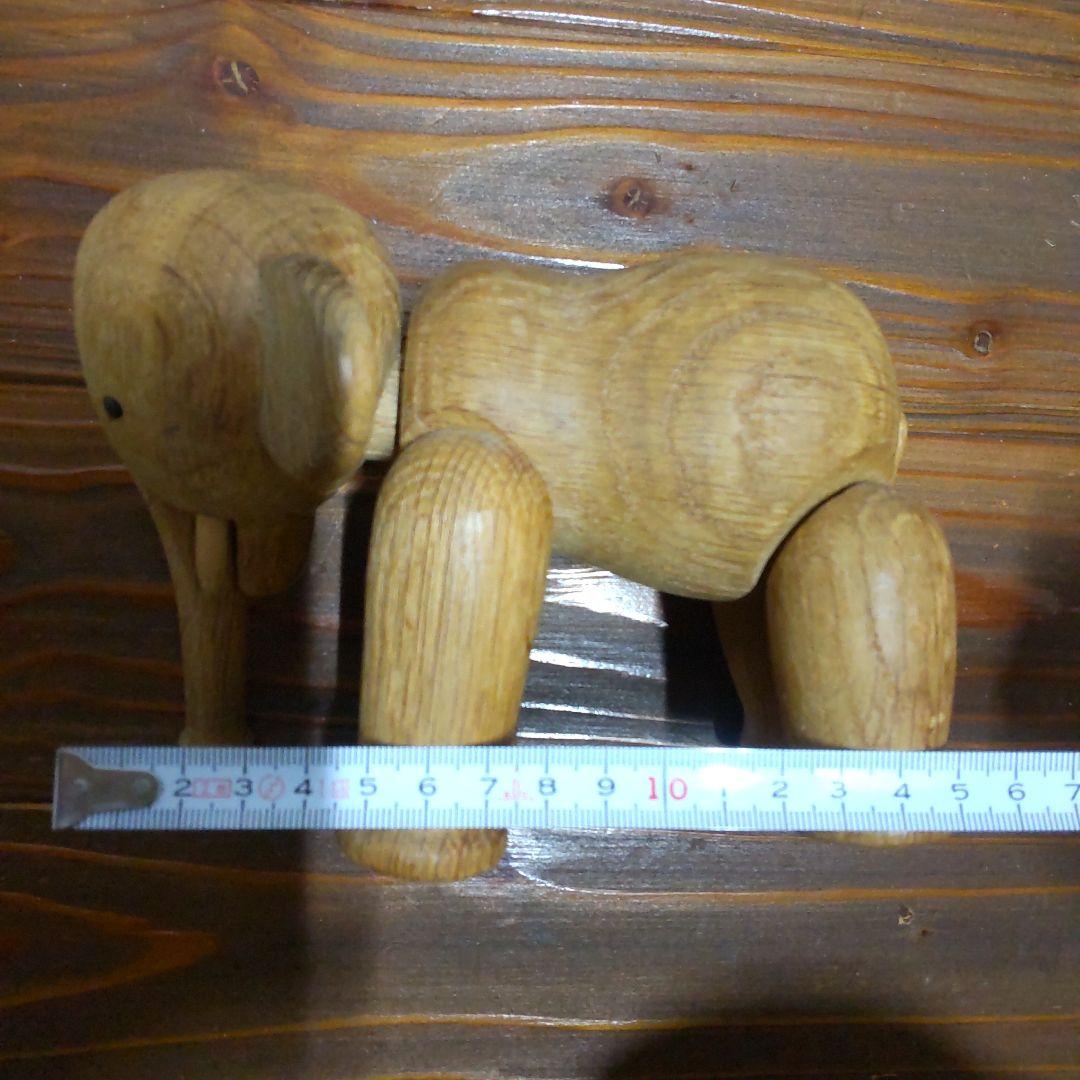 【希少】Kai Bojesen　エレファント　置物 デンマーク　W16.5